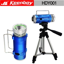 【厂家热销】蓝白光双光源5W钓鱼灯LED夜钓灯户外渔具