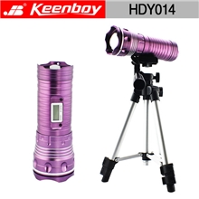 【新款批发】超亮蓝白双光源数码5W钓鱼灯充电6档LED夜钓灯