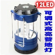 批发蓝色12LED/野营灯/露营灯/应急灯/节能灯/小台灯/帐篷灯挂灯