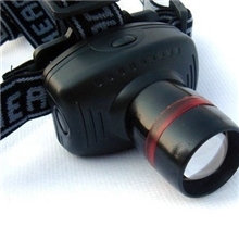 正品户外3WLED强光头灯三档/伸缩变焦户外钓鱼头灯露营灯探照灯