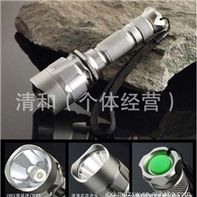 集团直销正品仲谋强光C11强光手电筒CREEQ5充电防伪码合格证C11