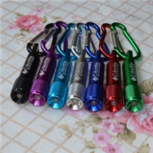 登山扣小电筒哥伦比亚迷你登山扣小强光手电筒登山扣电子灯16g