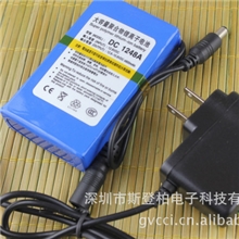 12V锂电池4800毫安无线监控摄像头电池充电电池锂聚合物电池