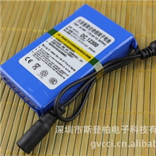 可充电电池12V锂电池3000毫安荧光板电源聚合物电池