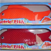 批发货号6043电动鱼/火爆地摊热销玩具/仿真电动自由鱼/自由鱼