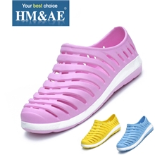 夏季女士凉鞋镂空休闲鞋透气洞洞鞋情侣款沙滩鞋厂家批发