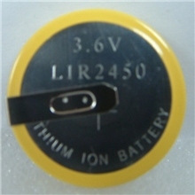 LIR2450充电扣式电池，3.6V扣式锂离子电池