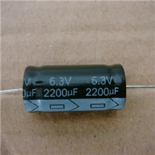 卧式穿心铝电解电容器6.3v220012.5X26