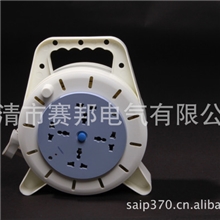 便携式移动电缆盘接线板排插10米插座实用卷盘拖线板