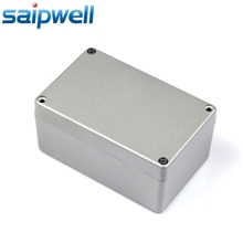 供应125*80*55铸铝防水盒喷砂铝盒子户内户外铝盒子