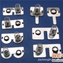 厂家生产5号7号电池弹簧片，电池扣，电池正负极片