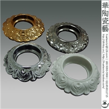 卫浴陶瓷配件密封盖淋浴头陶瓷配件接墙配件