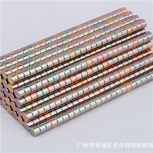 供应小规格镍铜镍钟表强力磁石径向充磁钕铁硼强磁磁铁