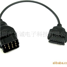 OBDF-雷诺12PM线汽车诊断线OBDII线OBDII胶头OBD