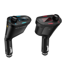 2012深圳厂家现货中性车载MP3发射器FM无线发射器支持多国语言