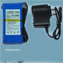 供应12V大容量聚合物锂电池LED荧光板专用移动电源12V6800MA