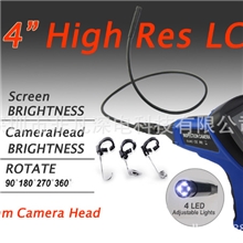 内窥镜工业10mm2.4寸内窥镜可拍照可录像管道检测送8G