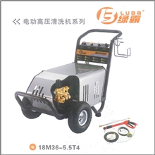 绿霸移动式超高压水流清洗机配置10米钢丝高压管金属枪