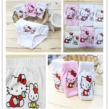 童装厂家直销纯棉卡通hellokitty儿童三角内裤儿童内裤批发