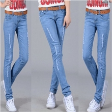 【免费代理】2013淘宝爆款韩版女式牛仔裤小脚裤铅笔裤批发6228