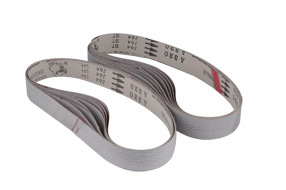 东莞市现货供应圆管机砂带|气动电动砂带机上专用白砂带价格