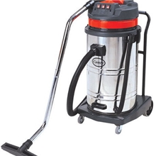 佳美80升三马达吸尘吸水机不锈钢吸尘吸水机工业吸水机