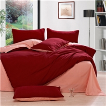 专业生产床品四件套素色13秋冬新品特价精品纯色双拼四件套