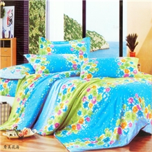 厂家直销活性磨毛天鹅绒四件套/精品包装/质量稳定