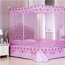 夏凉防蚊蚊帐方顶印花蚊帐拉链式蚊帐床品批发江浙沪包邮特价