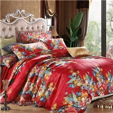 云凡家纺纯棉四件套全棉四件套批发婚庆床上用品四件套