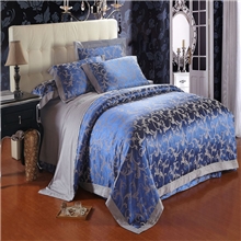 反季促销特价高档奢华优卡丝天丝四件套贡缎提花婚庆床上用品