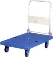 供应厂家直销各式塑料静音手推车物流手推车塑料静音推车