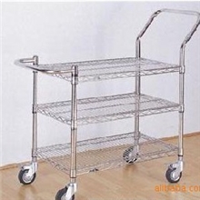 供应厂家直销各式线网型多层手推车多层推车三层手推车