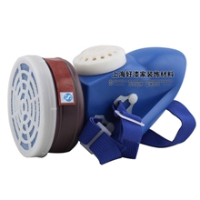 现货直销自吸过滤式防毒面具（半面罩）防尘防化学面具