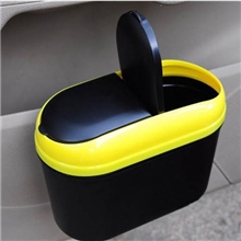 车内用品车载垃圾桶车内环保可挂可贴双开垃圾桶