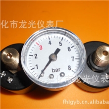 供应40塑壳12*1.5螺纹8BAR,压力表