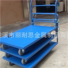 平板手推车生产厂家专业生产铁制平板手推车