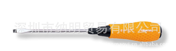 采购日本TAJIMA田岛RJ60-125Y(-)雷神胶柄一字螺丝批正品