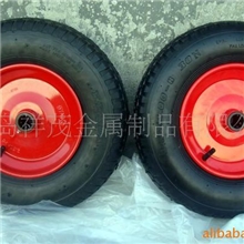 专业生产400-8手推车充气轮,手推车轮辐,轮毂厂家