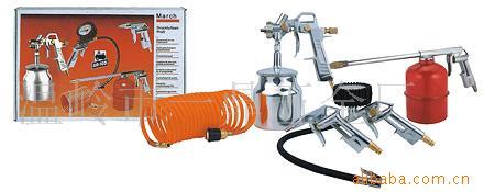 供应五件套喷枪胎压枪pu管清洗枪吹尘枪