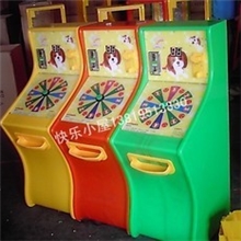 新款塑胶外壳玻璃球弹珠游戏机快乐转盘投币拍拍乐游乐游艺机