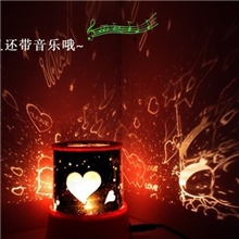 自动旋转带音乐星空二代恋人投影仪|高品质带音乐星空投影灯led
