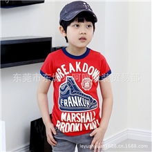 2013夏季新款韩版百搭卡通图案童装童T恤儿童短袖T恤欢迎订购