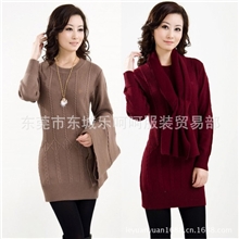量大从优中长款女式日韩外贸开衫女装热卖库存毛衣地摊衣服