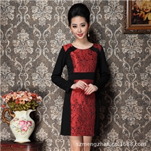 2013秋季服装大码女装批发专柜正品连衣裙外贸品牌女装欧美原单