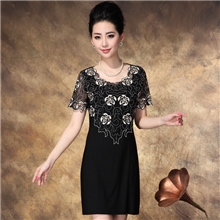夏季连衣裙新款韩版品牌刺绣女装淘宝开店货源一件代发女装111