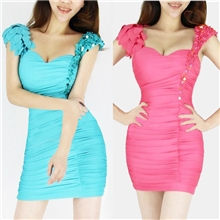 大量到货长期有货5918外贸性感夜店礼宾敬酒伴娘连衣裙广州女装