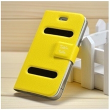 新款Tabletalk第三代左右翻上下开窗超薄iphone4s皮套