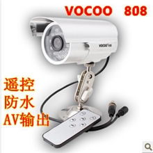 Vocoo808智能插卡一体机防水防盗摄像头插卡录像AV视频监控器