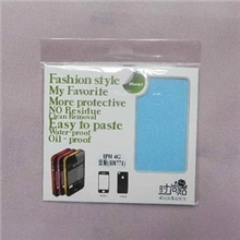 苹果iPhone44S炫彩闪钻保护膜糖果色贴纸全身保护膜+边框贴膜